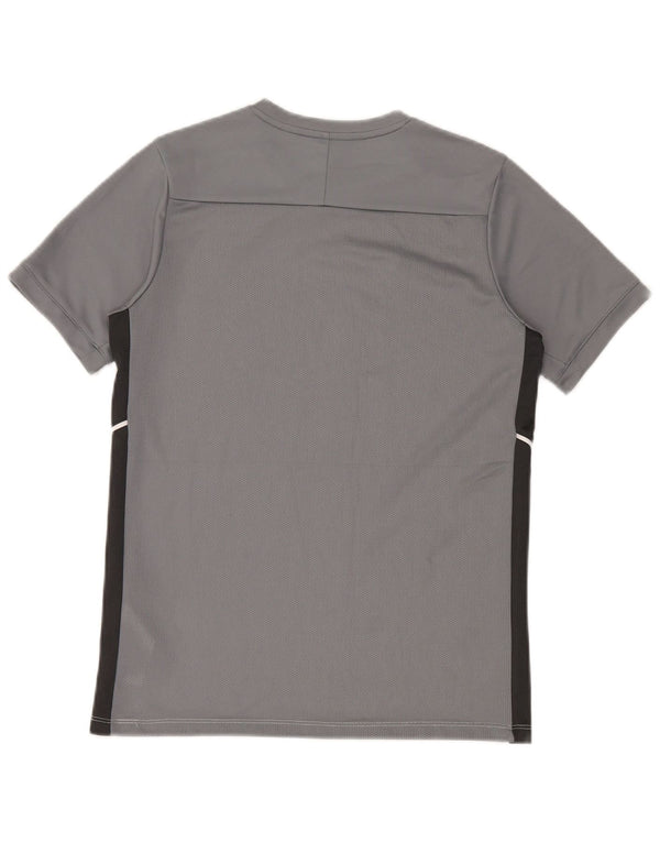 Nike Boys Dri Fit T-Shirt Top 13-14 Years XL White Colourblock Polyester