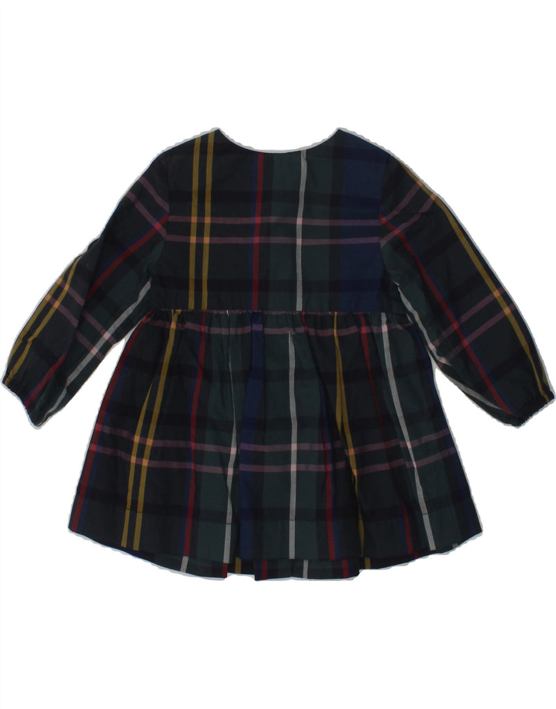 JOULES Baby Girls Long Sleeve Basic Dress 0-3 Months Navy Blue Check | Vintage Joules | Thrift | Second-Hand Joules | Used Clothing | Messina Hembry 