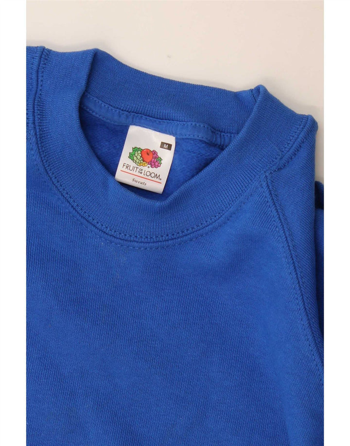 Fruit Of The Loom Mens Regular Fit Sweatshirt Jumper Medium Blue Cotton