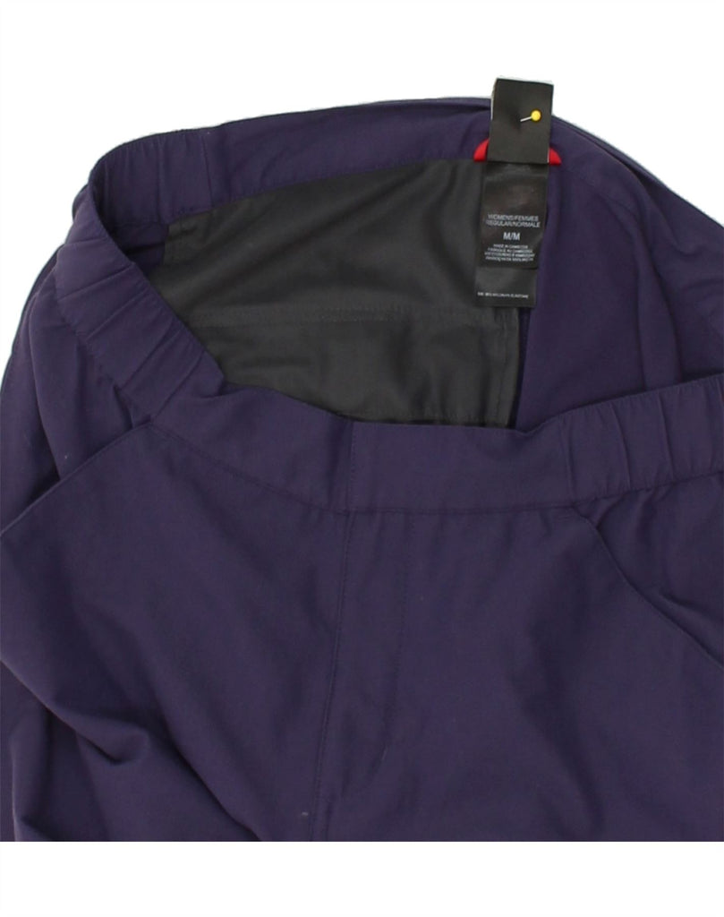 THE NORTH FACE Womens Capri Tracksuit Trousers UK 14 Medium Purple Nylon | Vintage The North Face | Thrift | Second-Hand The North Face | Used Clothing | Messina Hembry 