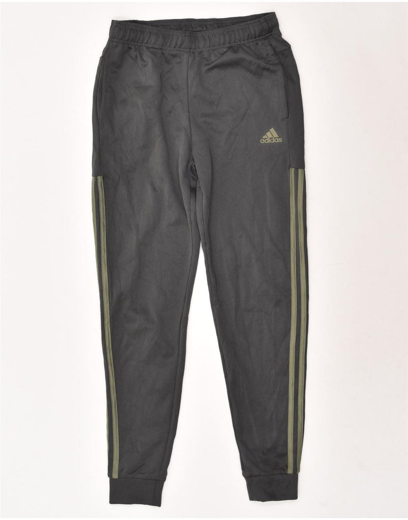 ADIDAS Boys Tracksuit Trousers Joggers 13-14 Years Grey Polyester | Vintage Adidas | Thrift | Second-Hand Adidas | Used Clothing | Messina Hembry 