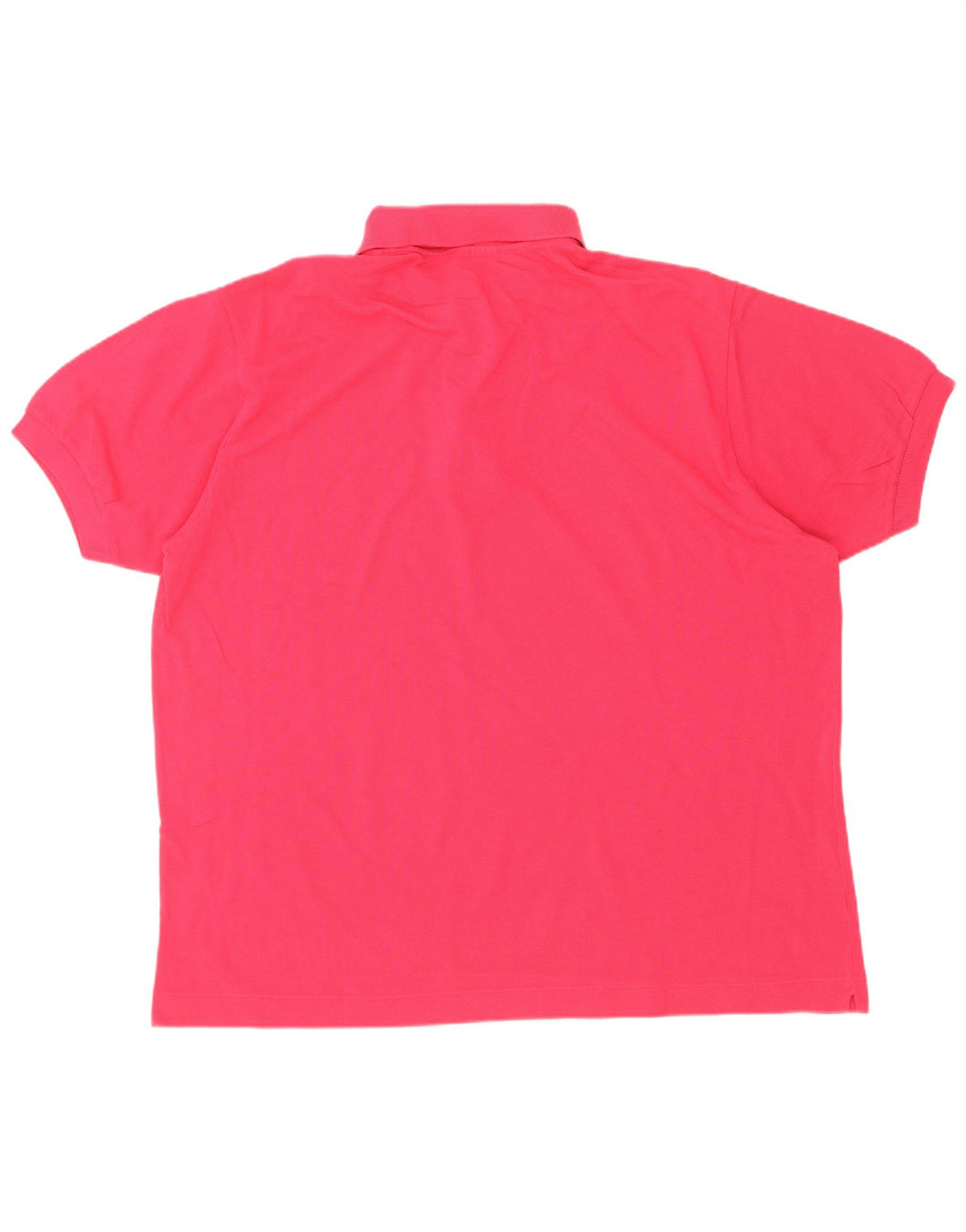 Lacoste Mens Polo Shirt Size 7 2XL Pink Cotton