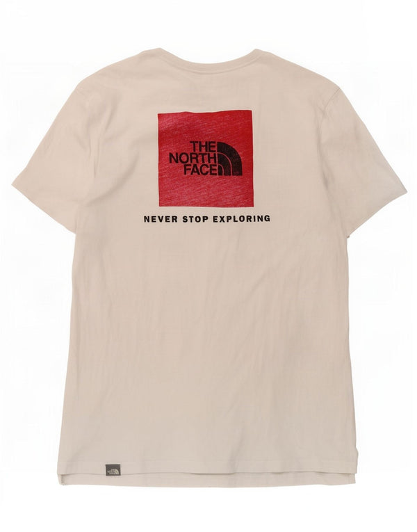 The North Face Mens Graphic T-Shirt Top Medium White Cotton