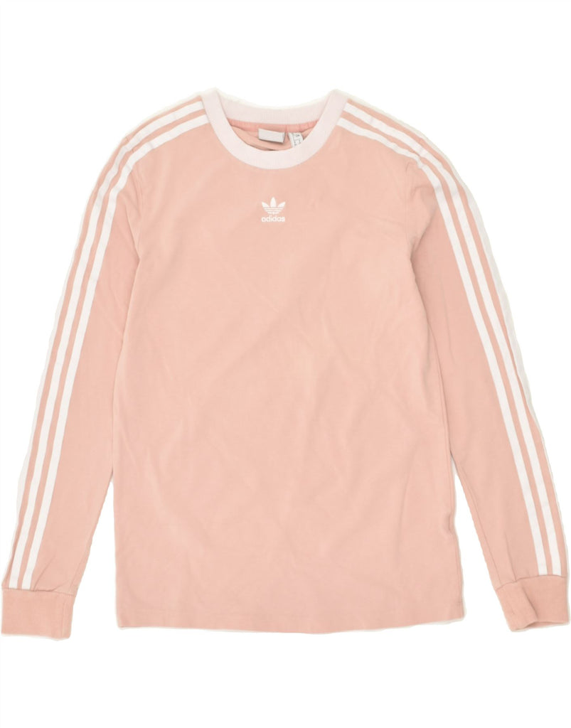 ADIDAS Womens Top Long Sleeve UK 8 Small  Pink | Vintage Adidas | Thrift | Second-Hand Adidas | Used Clothing | Messina Hembry 