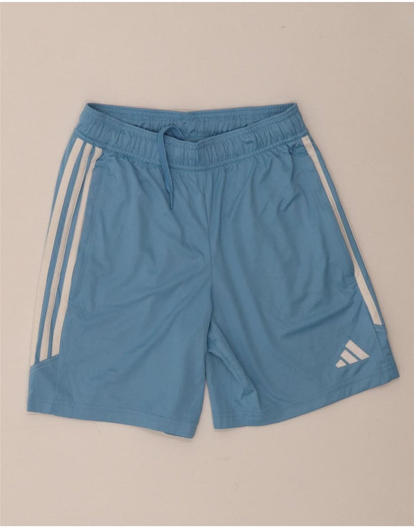 Adidas Boys Aeroready Sport Shorts 11-12 Years  Blue Polyester