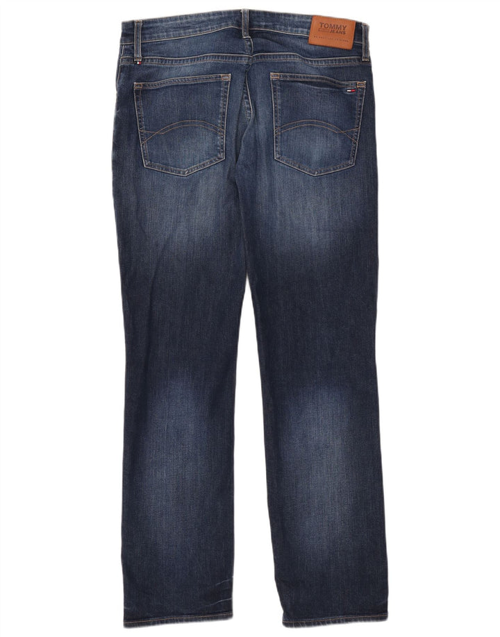 Tommy Hilfiger Mens Ryan Straight Jeans W36 L32 Blue Cotton