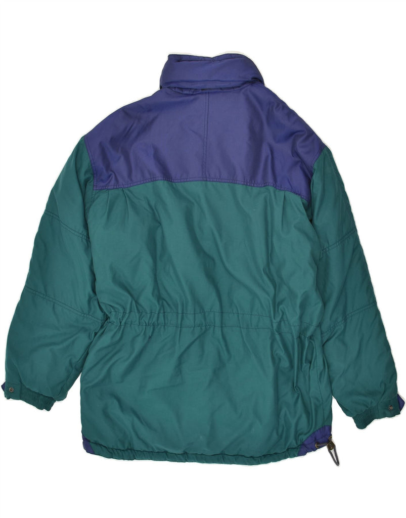 VINTAGE Mens Windbreaker Jacket UK 40 Large Green Colourblock Polyamide | Vintage Vintage | Thrift | Second-Hand Vintage | Used Clothing | Messina Hembry 