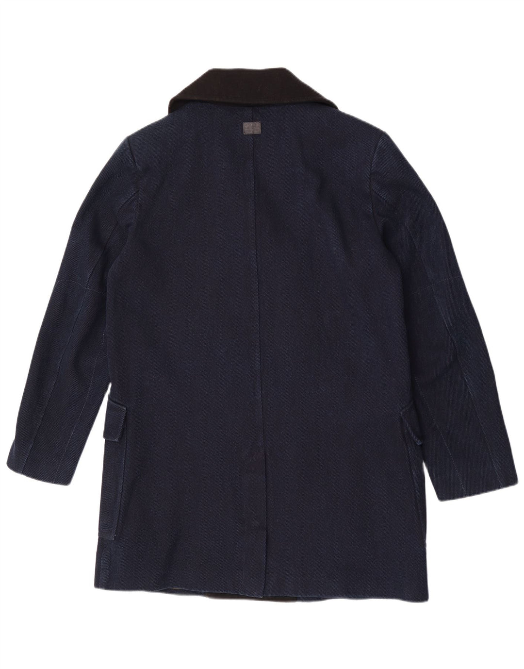 G-Star Mens Pea Coat Size 40 Large Navy Blue Cotton