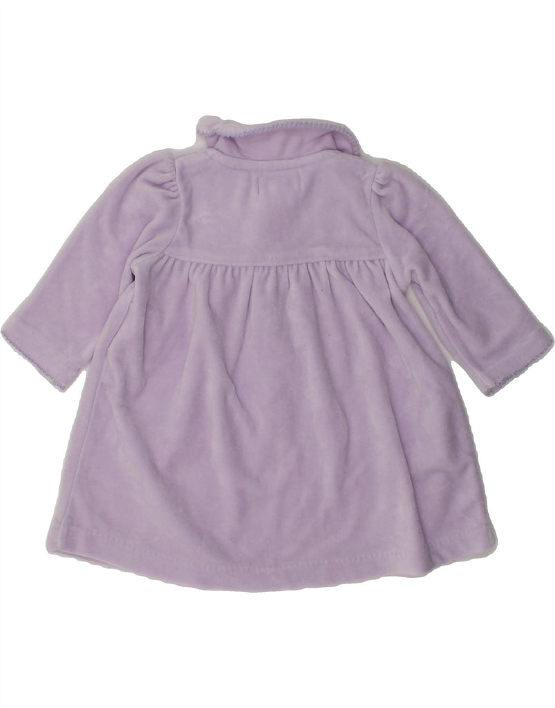 RALPH LAUREN Baby Girls Long Sleeve Polo Dress 0-3 Months Purple Cotton | Vintage Ralph Lauren | Thrift | Second-Hand Ralph Lauren | Used Clothing | Messina Hembry 