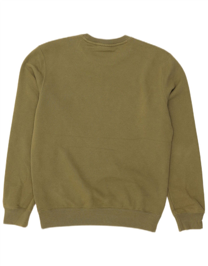 Champion Mens Sweatshirt Jumper Small Khaki Cotton