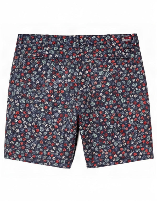 Gap Mens Chino Shorts XL W38 Navy Blue Floral Linen