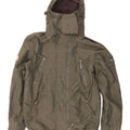 Superdry Mens Hooded Windbreaker Jacket UK 38 Medium Khaki Nylon