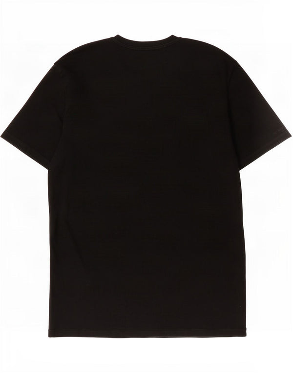 Zara Mens T-Shirt Top Large Black Cotton