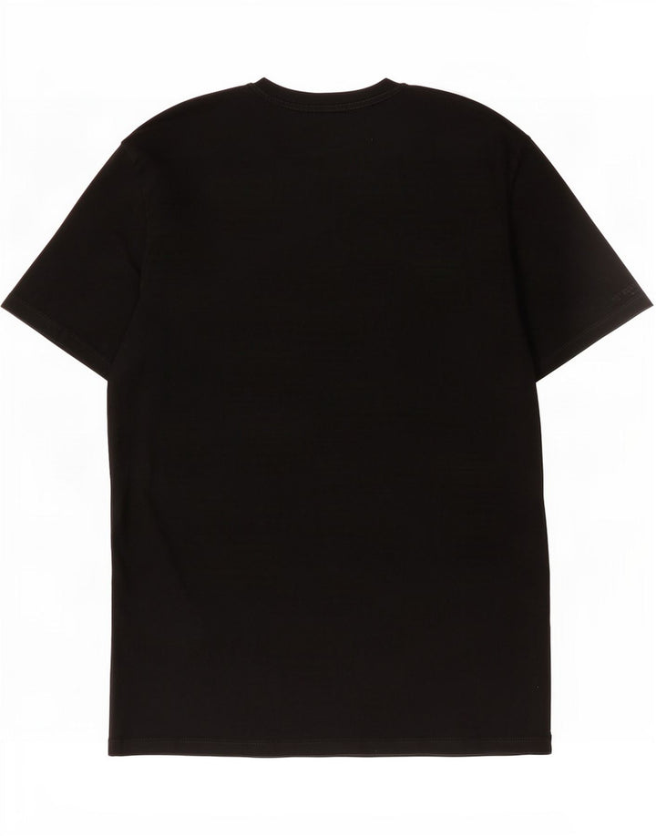 Zara Mens T-Shirt Top Large Black Cotton