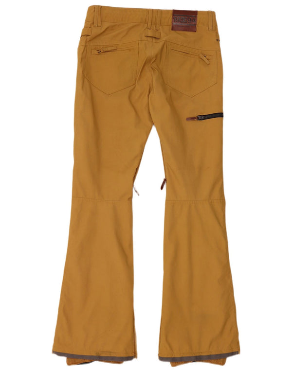 DC Womens Cargo Ski Trousers UK 10 Small Beige Nylon