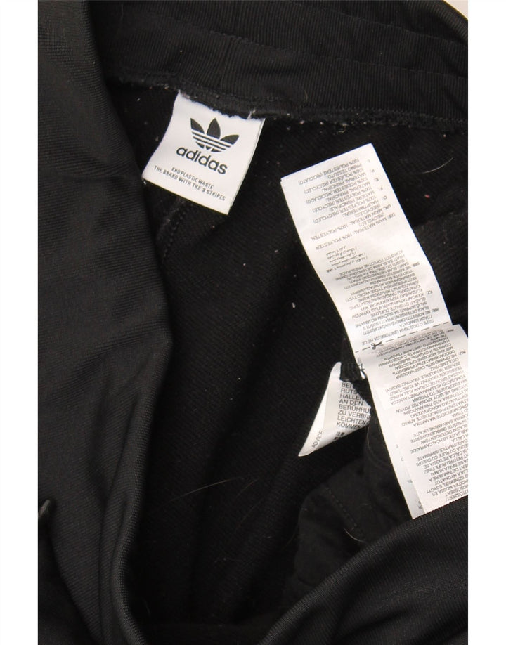 Adidas Womens Tracksuit Trousers Joggers UK 10 Small  Black Polyester