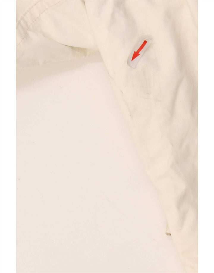 The North Face Womens Hooded Ski Jacket UK 10 Small White Polyester