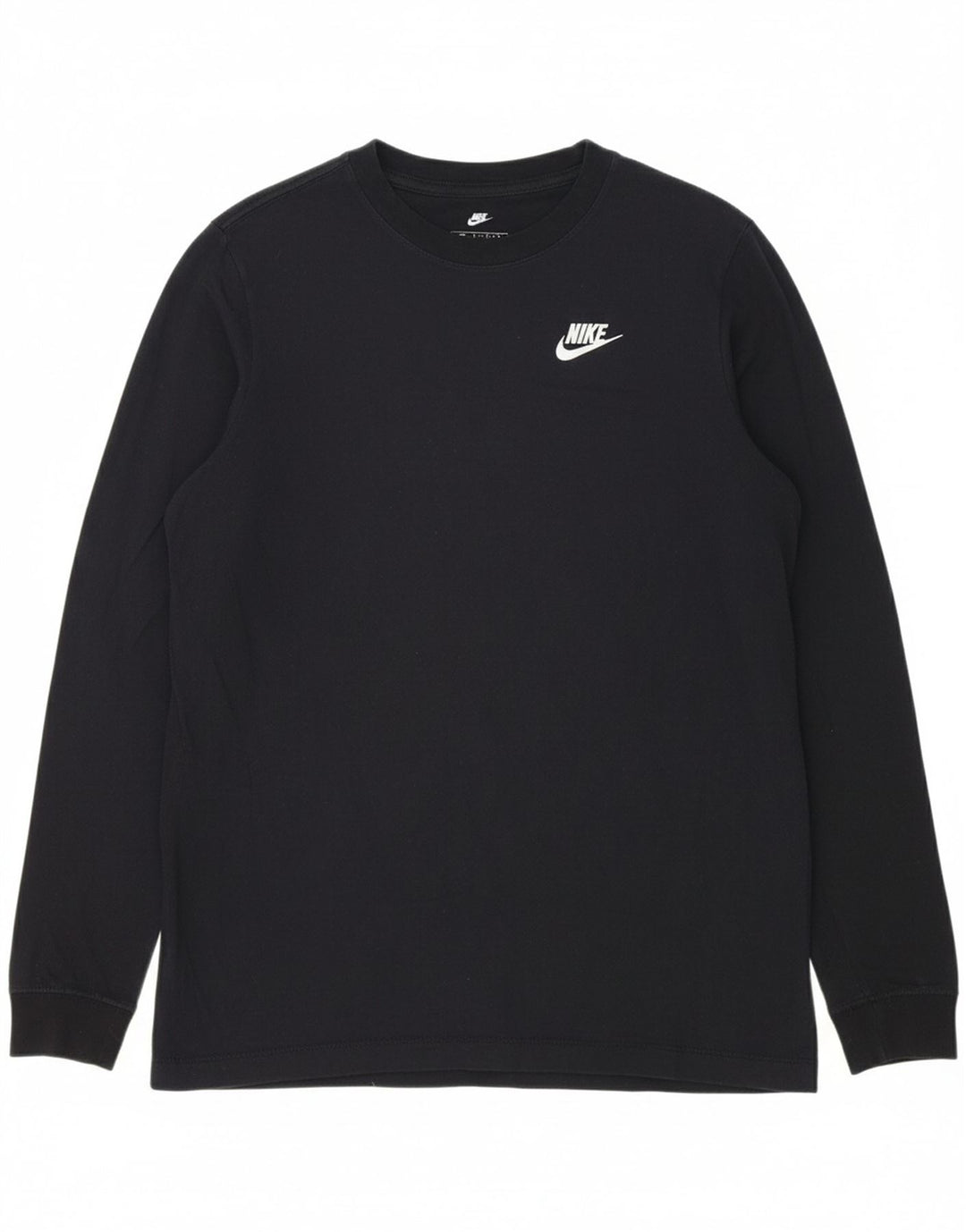 NIKE Womens Top Long Sleeve UK 18 XL Navy Blue Polyester