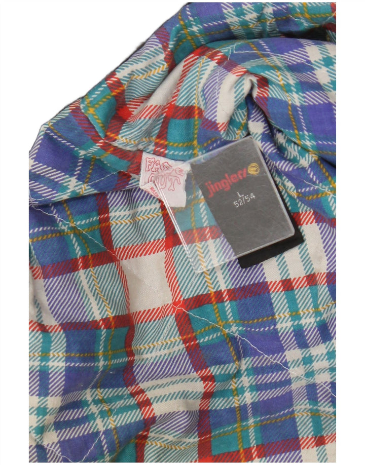 Jinglers Mens Denim Jacket IT 52/54 Large Black Cotton