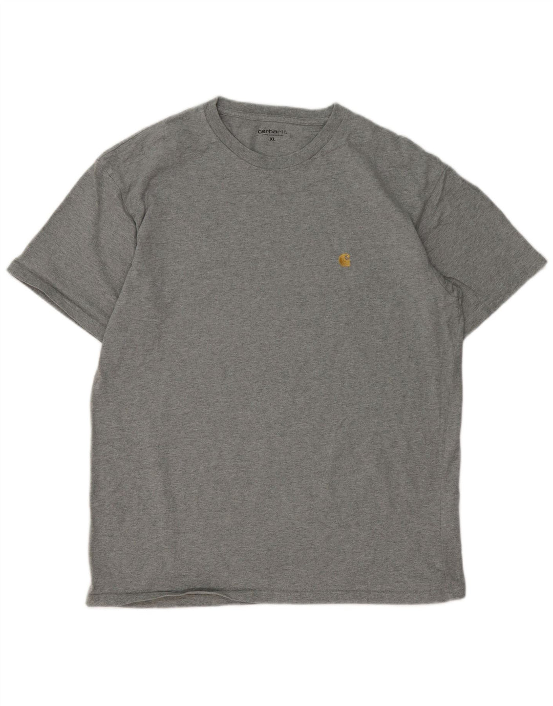 Carhartt Mens T-Shirt Top XL Grey Cotton
