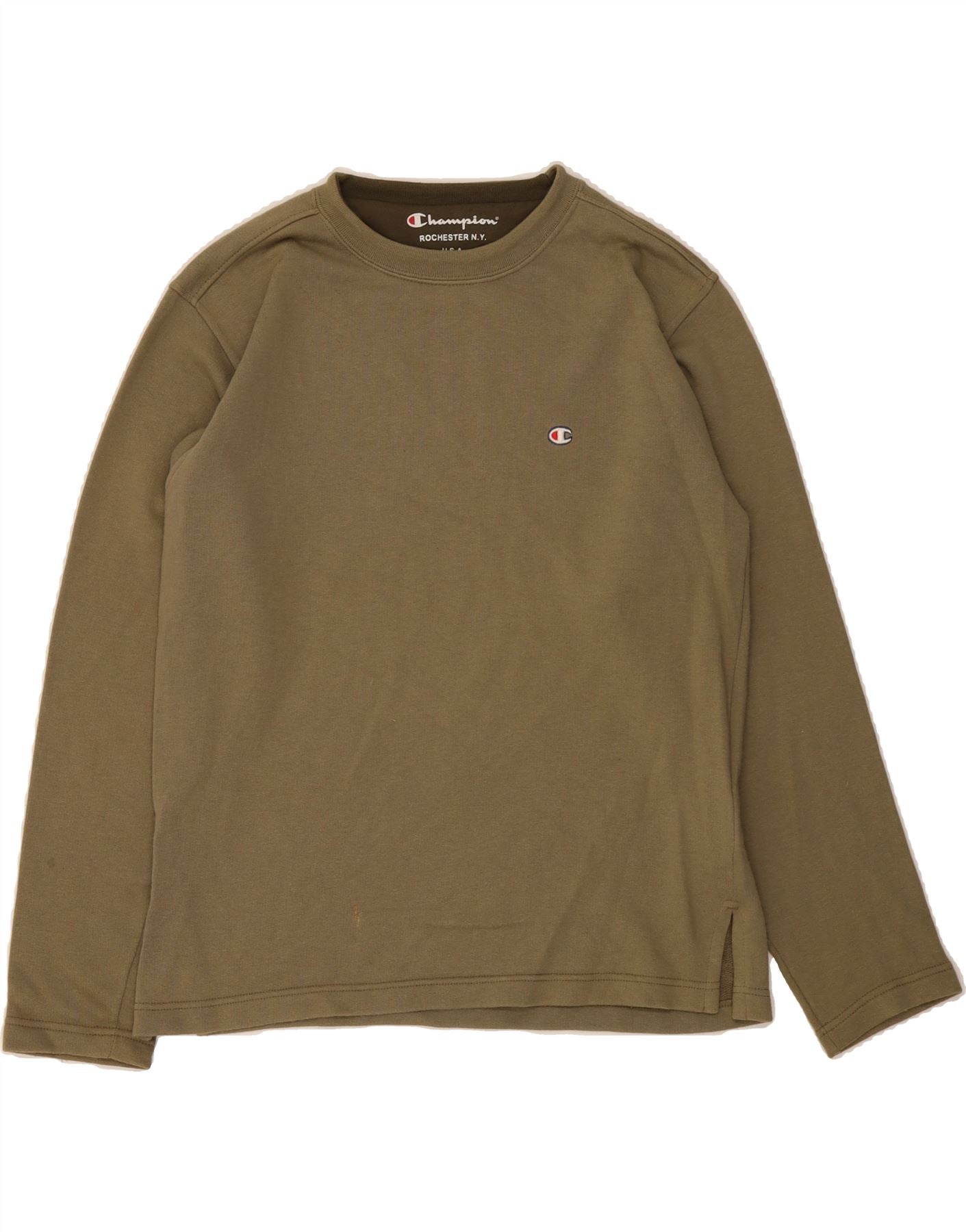 Clothing Brown Champion Crewneck CHAMPION Mens Sweatshirt Jumper