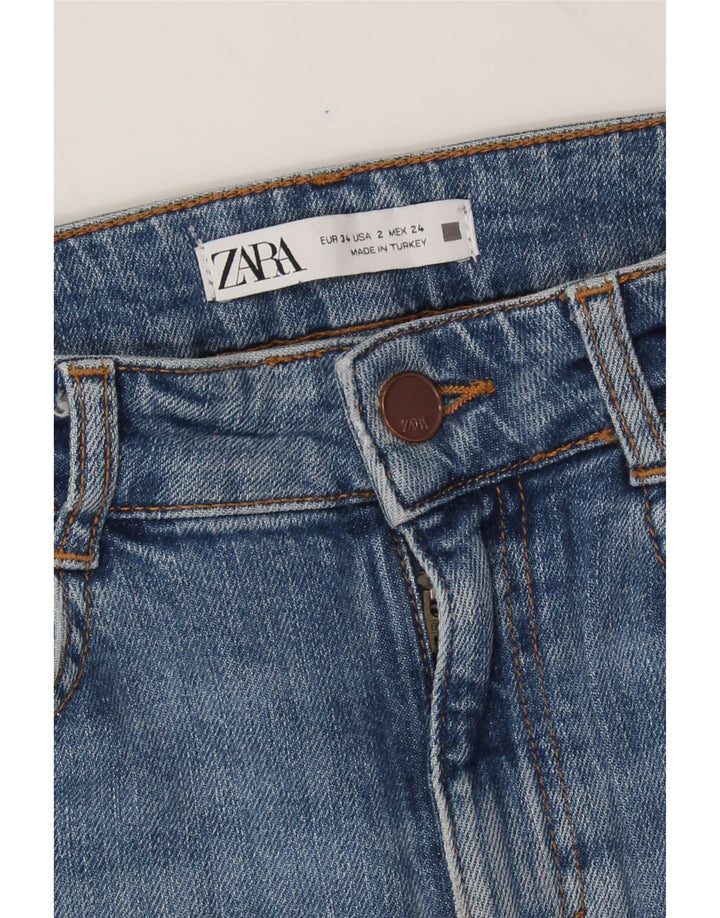 ZARA Womens Bootcut Jeans W24 L26  Blue Cotton Vintage Zara and Second-Hand Zara from Messina Hembry 