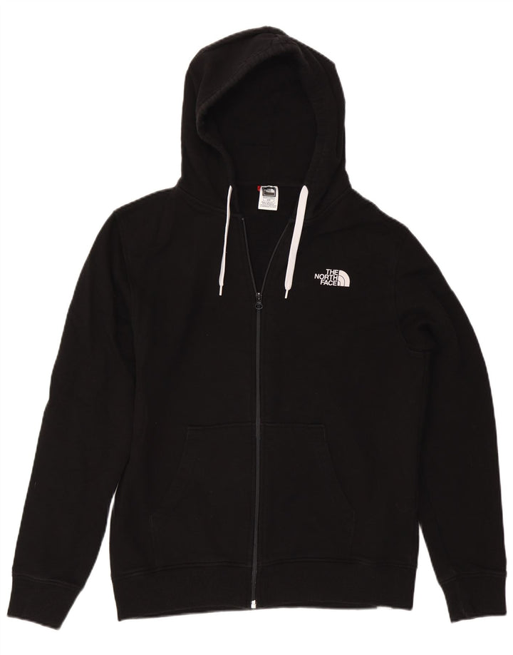 THE NORTH FACE Mens Zip Hoodie Sweater Medium Black Cotton