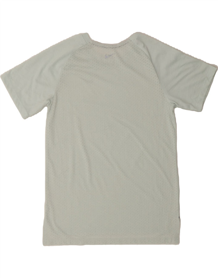 NIKE Womens Dri Fit T-Shirt Top UK 10 Small Green Vintage Nike and Second-Hand Nike from Messina Hembry 