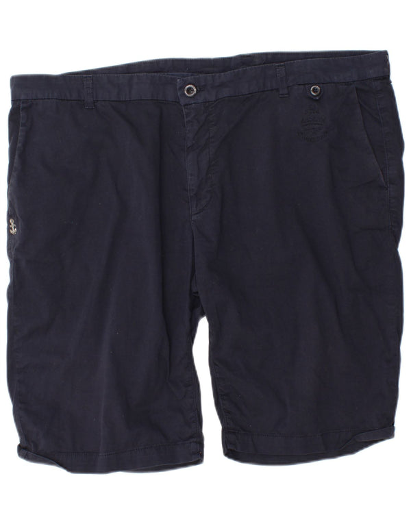Armata Di Mare Mens Chino Shorts W42 2XL Navy Blue Cotton