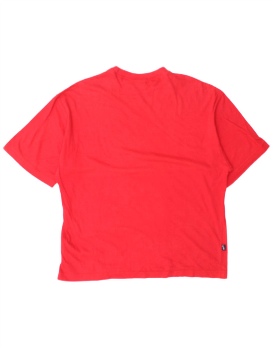 REEBOK Mens Loose Fit T-Shirt Top Small Red Cotton