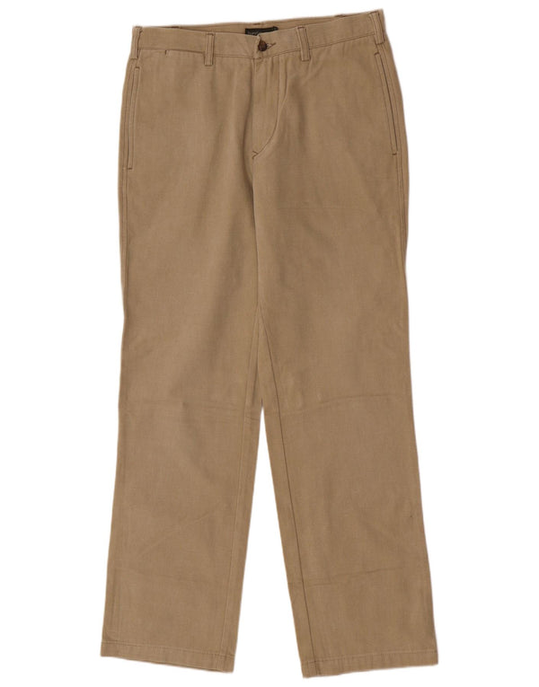 Henry s Mens Straight Chino Trousers IT 48 Medium W30 L30 Beige