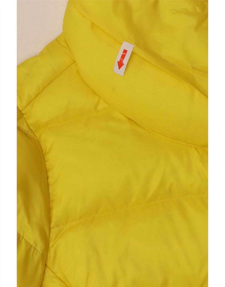 Colmar Womens Padded Jacket IT 42 Small Yellow Polyester