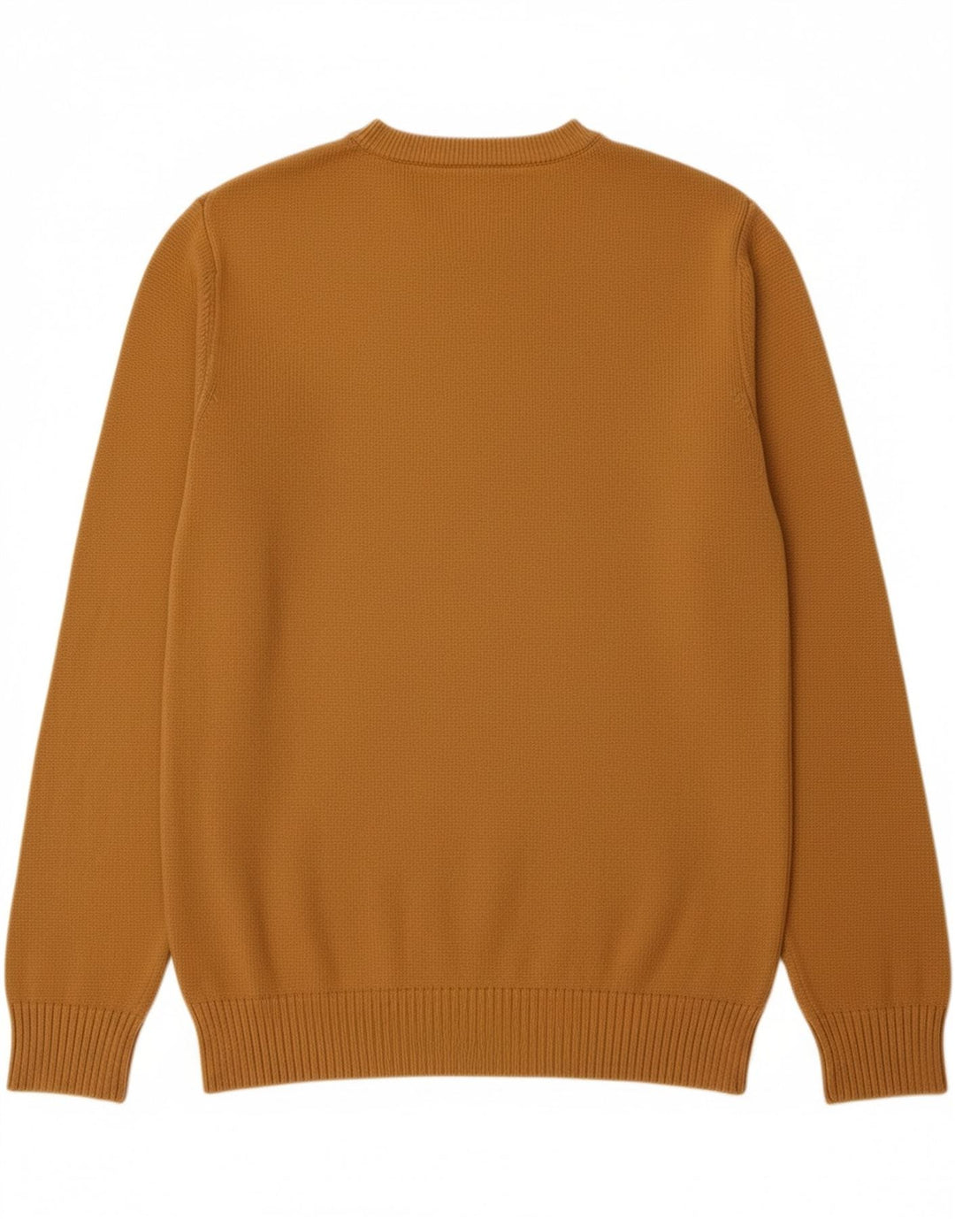 TOMMY HILFIGER Mens V-Neck Jumper Sweater Large Brown Cotton