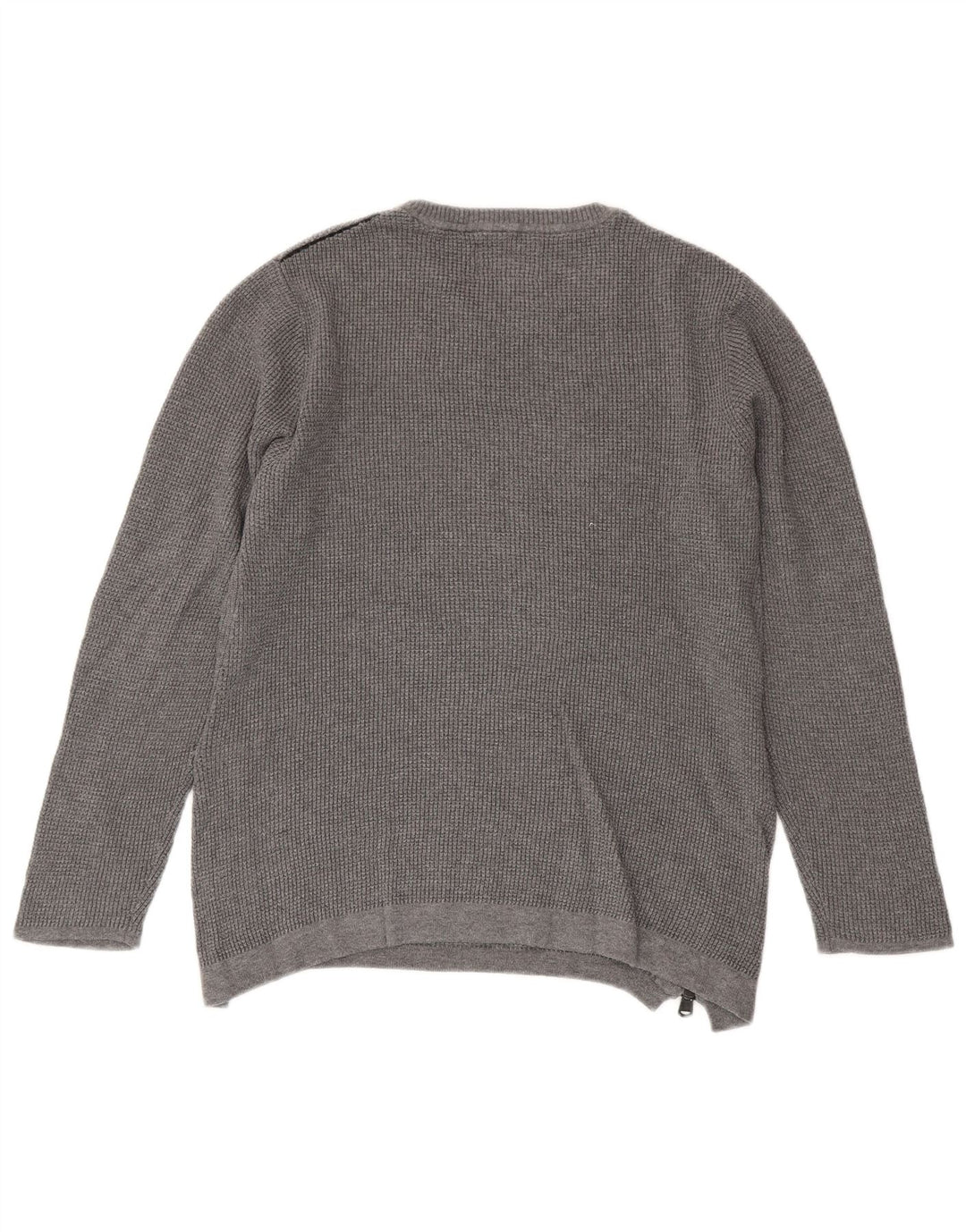 Zara Boys Crew Neck Jumper Sweater 9-10 Years Grey Cotton