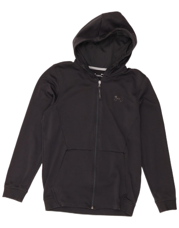 Under Armour Mens Cold Gear Graphic Zip Hoodie Sweater Small Black