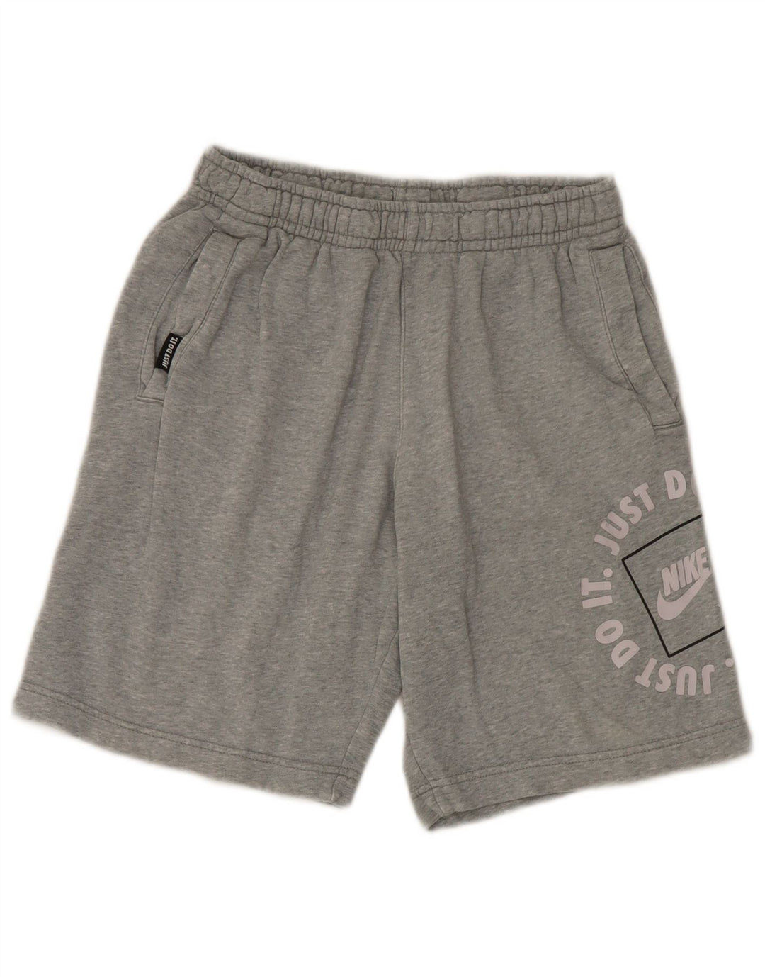 Nike Mens Graphic Sport Shorts XS  Grey Cotton
