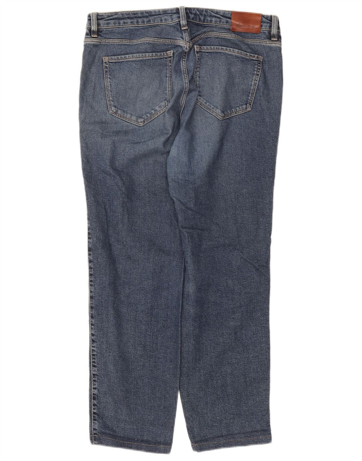 Massimo Dutti Womens Cigarette Straight Jeans EU 42 Large W32 L27 Blue