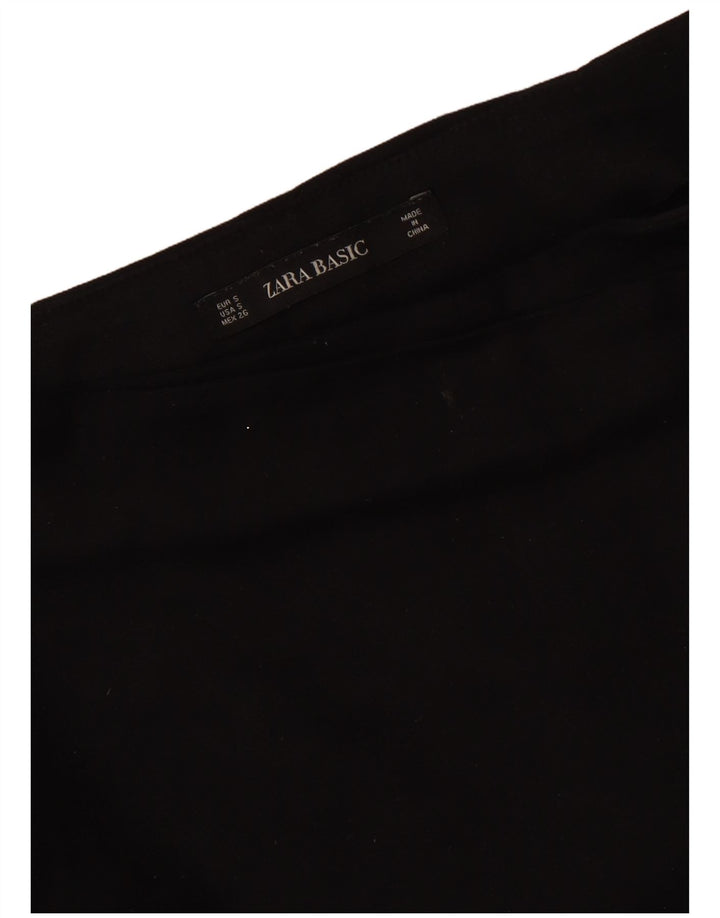 Zara Womens Casual Shorts Small W26 Black