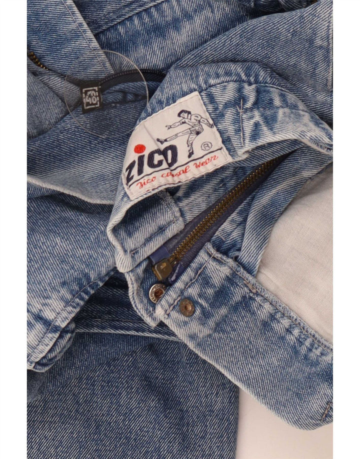 Vintage Mens Denim Jacket IT 48 Medium Blue