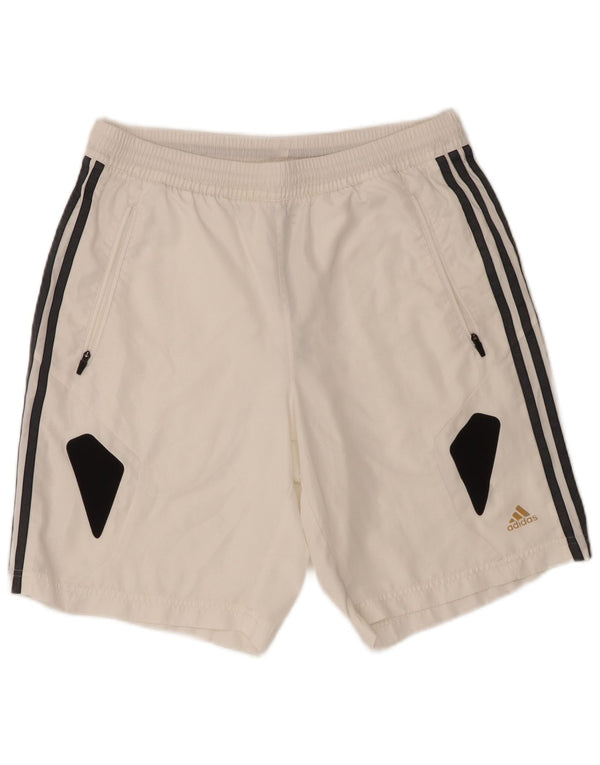 Adidas Mens Climacool Sport Shorts Medium White Colourblock Polyester
