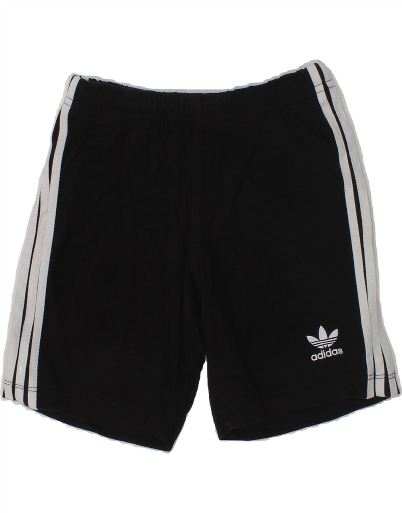 ADIDAS Boys Sport Shorts 3-4 Years Black | Vintage Adidas | Thrift | Second-Hand Adidas | Used Clothing | Messina Hembry 