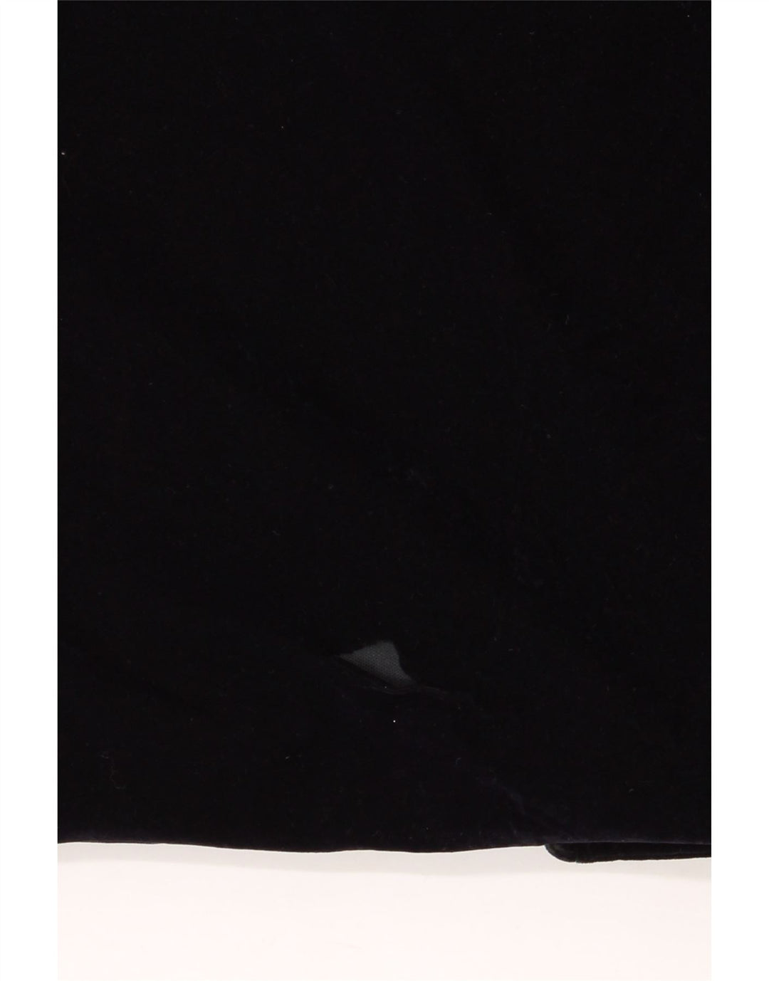 Jaeger Womens Velour Overcoat UK 14 Medium Navy Blue Polyester