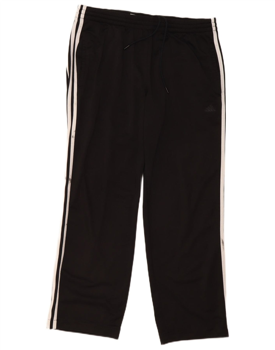 Adidas Mens Tracksuit Trousers Large Black Polyester