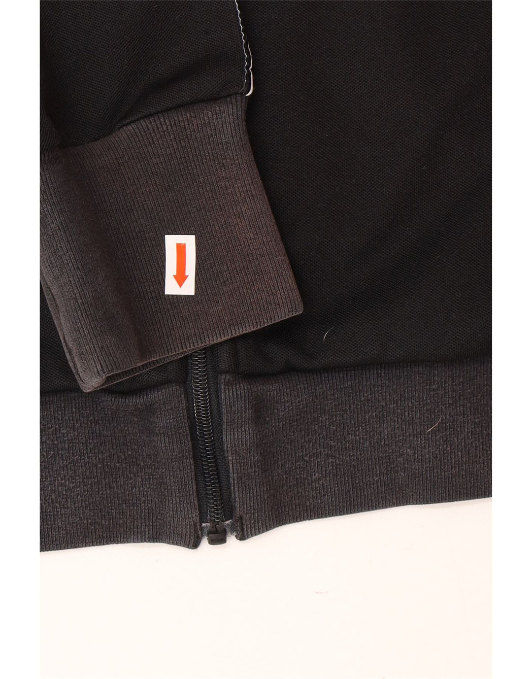 LOTTO Mens Life's Graphic Tracksuit Top Jacket Medium Black Polyester