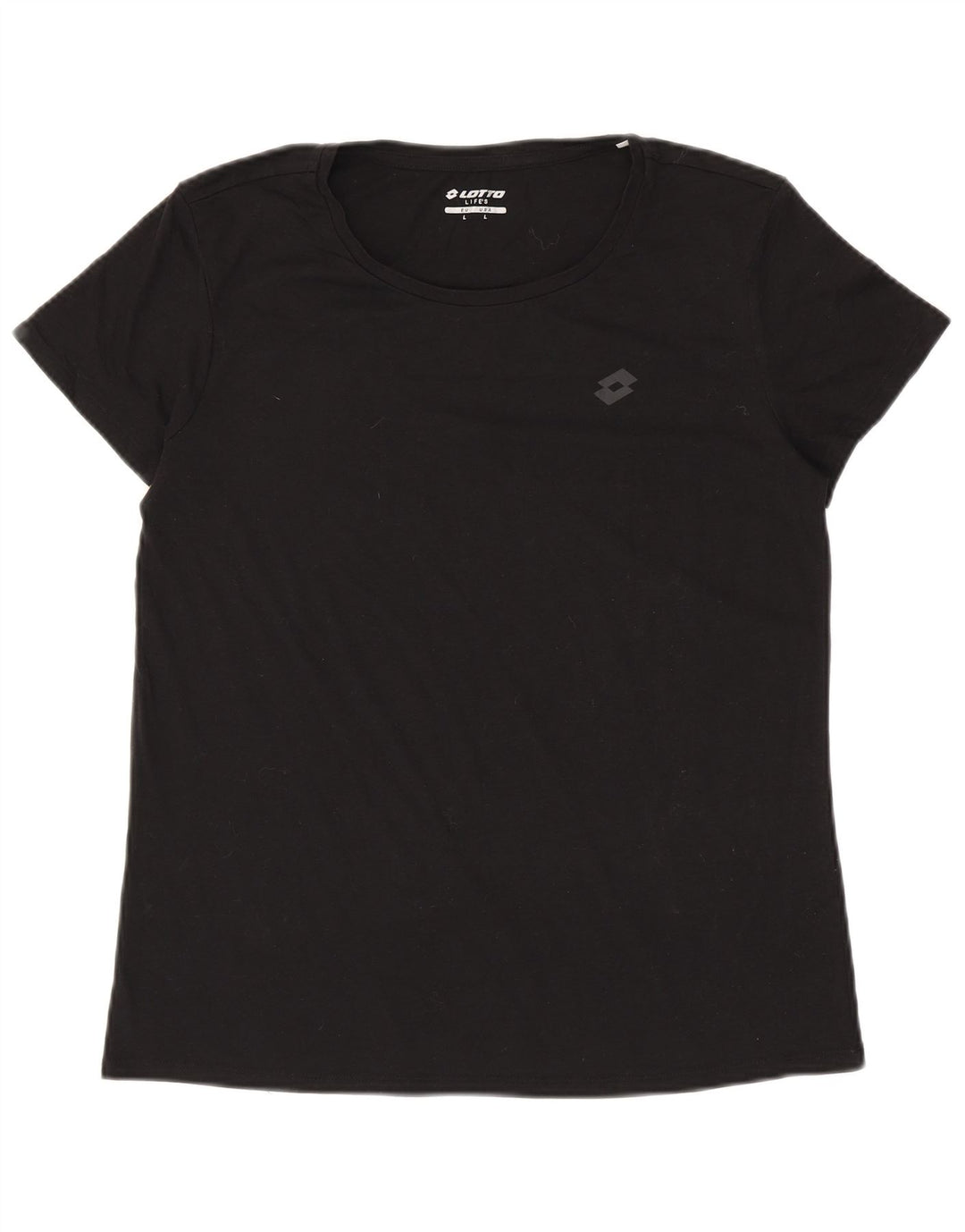 LOTTO Womens T-Shirt Top UK 16 Large Black