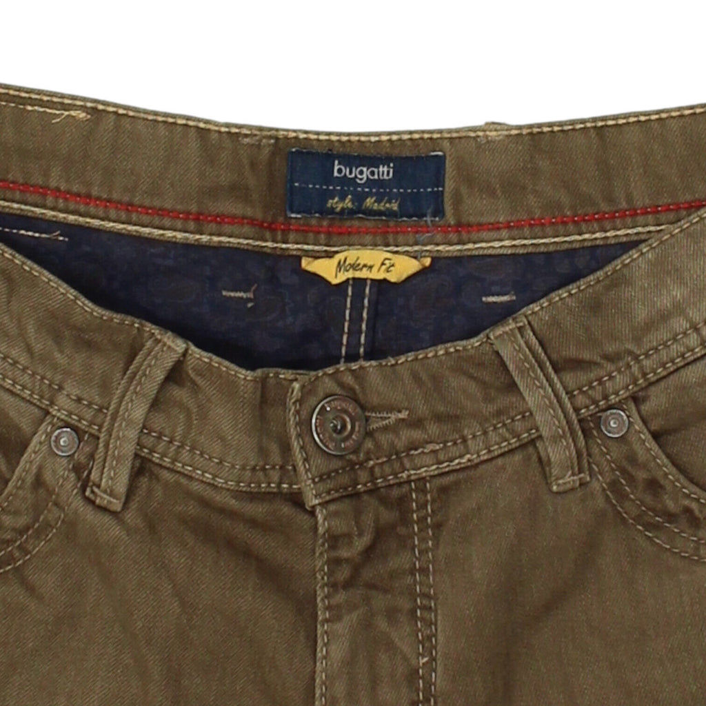 Bugatti Mens Brown Madrid Straight Modern Fit Jeans | Vintage Designer Denim VTG | Vintage Messina Hembry | Thrift | Second-Hand Messina Hembry | Used Clothing | Messina Hembry 