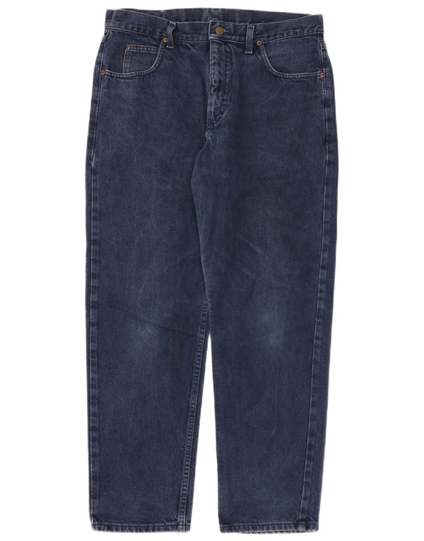 Lee Mens Rockford Tapered Jeans W36 L30 Navy Blue Cotton