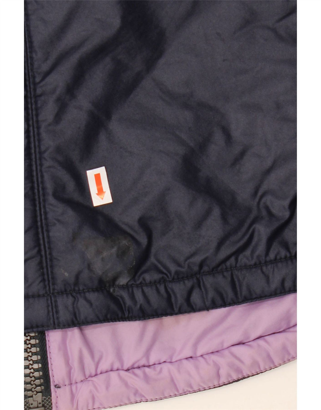 Belfe Womens Padded Jacket UK 10 Small Navy Blue Colourblock