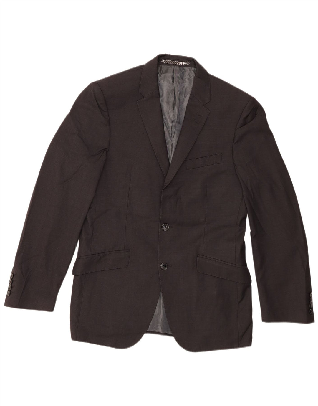 Marks & Spencer Mens 2 Button Blazer Jacket UK 38 Medium Grey New Wool