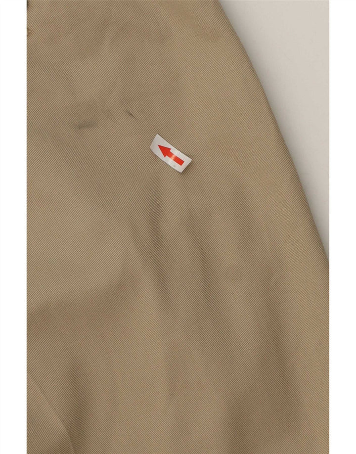 Marks & Spencer Mens St. Michael Pegged Suit Trousers W38 L31 Beige Cotton